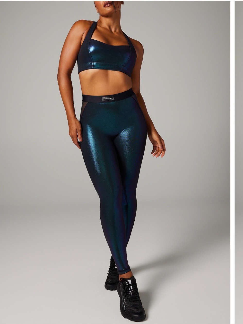 Savage X Fenty FAST LANE HIGH-WAIST LEGGINGS Size L (12-14)